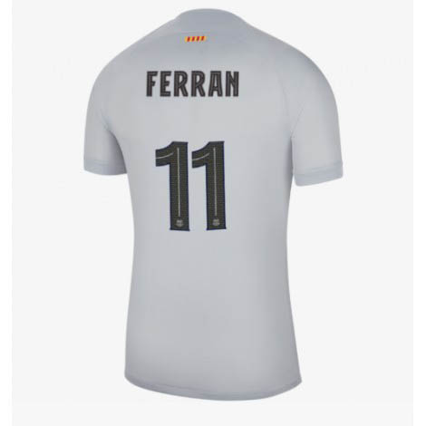 Barcelona Ferran Torres #11 Derde tenue Mensen 2022-23 Korte Mouw