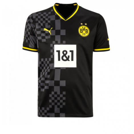 Borussia Dortmund Jude Bellingham #22 Uit tenue Mensen 2022-23 Korte Mouw-1