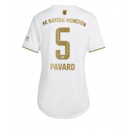 Dames Bayern Munich Benjamin Pavard #5 Uit tenue 2022-23 Korte Mouw