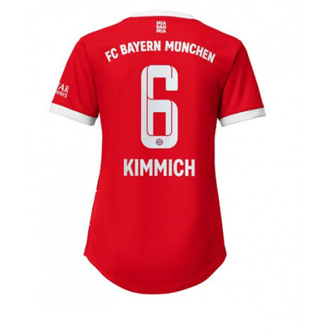 Dames Bayern Munich Joshua Kimmich #6 Thuis tenue 2022-23 Korte Mouw