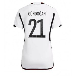 Dames Duitsland Ilkay Gundogan #21 Thuis tenue WK 2022 Korte Mouw