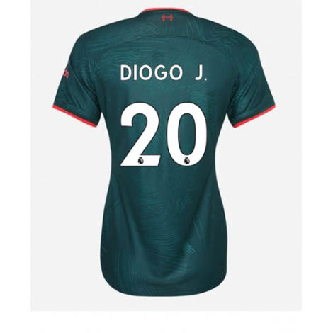 Dames Liverpool Diogo Jota #20 Derde tenue 2022-23 Korte Mouw