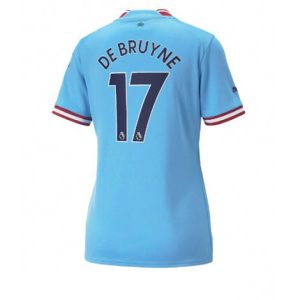 Dames Manchester City Kevin De Bruyne #17 Thuis tenue 2022-23 Korte Mouw