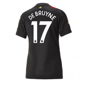 Dames Manchester City Kevin De Bruyne #17 Uit tenue 2022-23 Korte Mouw