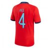 Engeland Declan Rice #4 Uit tenue Mensen WK 2022 Korte Mouw