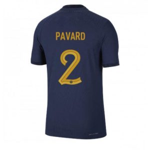 Frankrijk Benjamin Pavard #2 Thuis tenue Mensen WK 2022 Korte Mouw