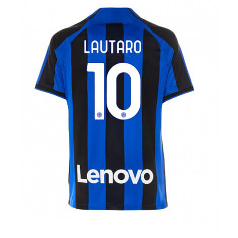 Inter Milan Lautaro Martinez #10 Thuis tenue Mensen 2022-23 Korte Mouw