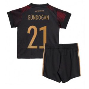 Kids Duitsland Ilkay Gundogan #21 Uit tenue WK 2022 Korte Mouw (+ Korte broeken)