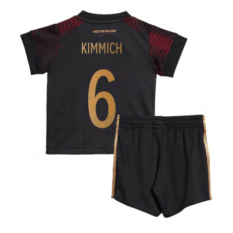 Kids Duitsland Joshua Kimmich #6 Uit tenue WK 2022 Korte Mouw (+ Korte broeken)