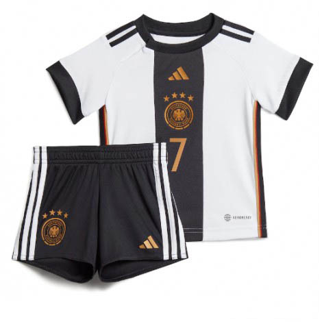 Kids Duitsland Kai Havertz #7 Thuis tenue WK 2022 Korte Mouw (+ Korte broeken)-1