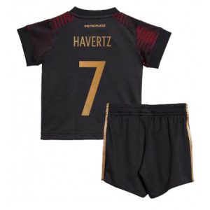 Kids Duitsland Kai Havertz #7 Uit tenue WK 2022 Korte Mouw (+ Korte broeken)