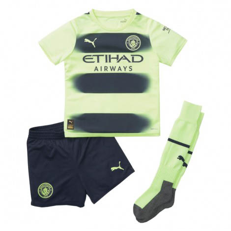 Kids Manchester City Joao Cancelo #7 Derde tenue 2022-23 Korte Mouw (+ Korte broeken)-1