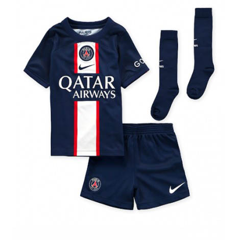 Kids Paris Saint-Germain Mauro Icardi #9 Thuis tenue 2022-23 Korte Mouw (+ Korte broeken)