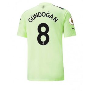 Manchester City Ilkay Gundogan #8 Derde tenue Mensen 2022-23 Korte Mouw