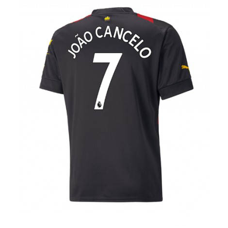 Manchester City Joao Cancelo #7 Uit tenue Mensen 2022-23 Korte Mouw