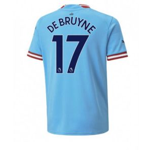 Manchester City Kevin De Bruyne #17 Thuis tenue Mensen 2022-23 Korte Mouw