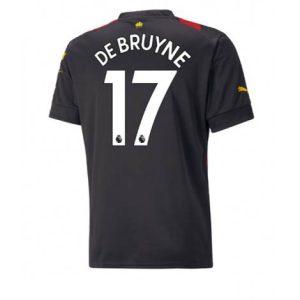 Manchester City Kevin De Bruyne #17 Uit tenue Mensen 2022-23 Korte Mouw