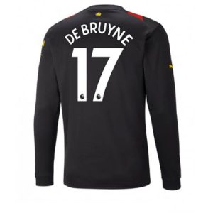Manchester City Kevin De Bruyne #17 Uit tenue Mensen 2022-23 Lange Mouw