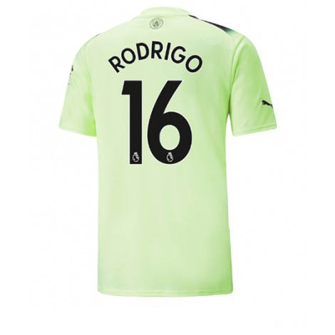 Manchester City Rodri Hernandez #16 Derde tenue Mensen 2022-23 Korte Mouw