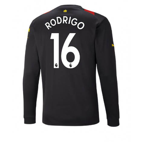 Manchester City Rodri Hernandez #16 Uit tenue Mensen 2022-23 Lange Mouw