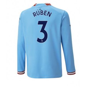 Manchester City Ruben Dias #3 Thuis tenue Mensen 2022-23 Lange Mouw