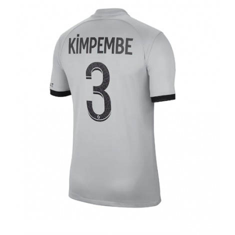Paris Saint-Germain Presnel Kimpembe #3 Uit tenue Mensen 2022-23 Korte Mouw