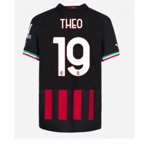 AC Milan Theo Hernandez #19 Thuis tenue Mensen 2022-23 Korte Mouw