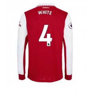 Arsenal Ben White #4 Thuis tenue Mensen 2022-23 Lange Mouw