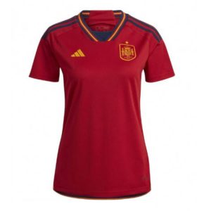 Dames Spanje Thuis tenue WK 2022 Korte Mouw