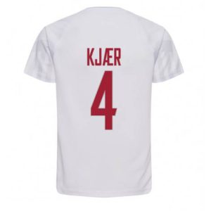 Denemarken Simon Kjaer #4 Uit tenue Mensen WK 2022 Korte Mouw