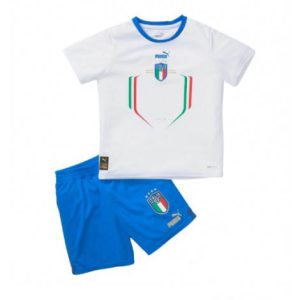 Kids Italië Uit tenue 2022 Korte Mouw (+ Korte broeken)