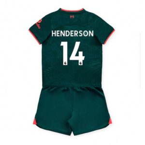 Kids Liverpool Jordan Henderson #14 Derde tenue 2022-23 Korte Mouw (+ Korte broeken)