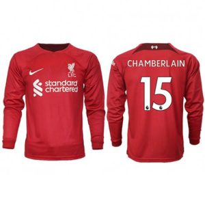 Liverpool Chamberlain #15 Thuis tenue Mensen 2022-23 Lange Mouw