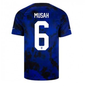 Verenigde Staten Yunus Musah #6 Uit tenue Mensen WK 2022 Korte Mouw