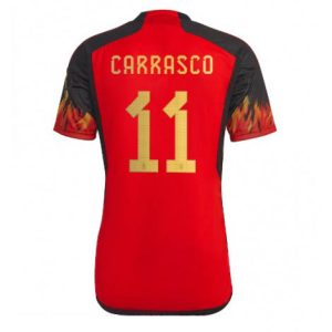 België Yannick Carrasco #11 Thuis tenue Mensen WK 2022 Korte Mouw