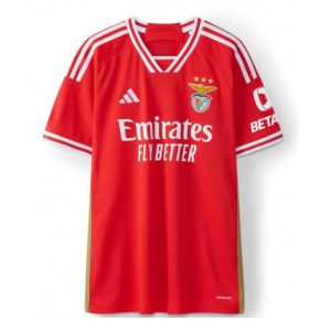 Benfica Thuis tenue Mensen 2023-24 Korte Mouw