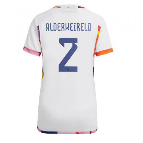 Dames België Toby Alderweireld #2 Uit tenue WK 2022 Korte Mouw