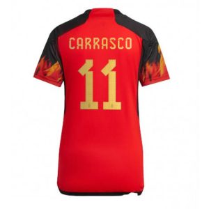 Dames België Yannick Carrasco #11 Thuis tenue WK 2022 Korte Mouw