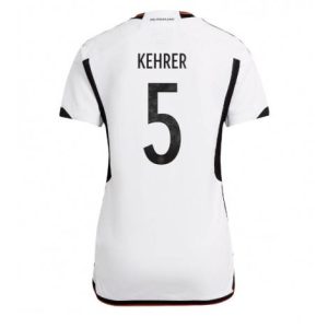 Dames Duitsland Thilo Kehrer #5 Thuis tenue WK 2022 Korte Mouw