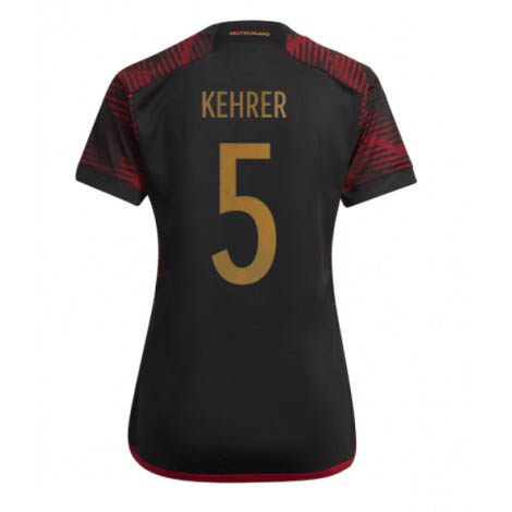 Dames Duitsland Thilo Kehrer #5 Uit tenue WK 2022 Korte Mouw