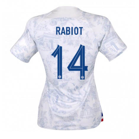 Dames Frankrijk Adrien Rabiot #14 Uit tenue WK 2022 Korte Mouw