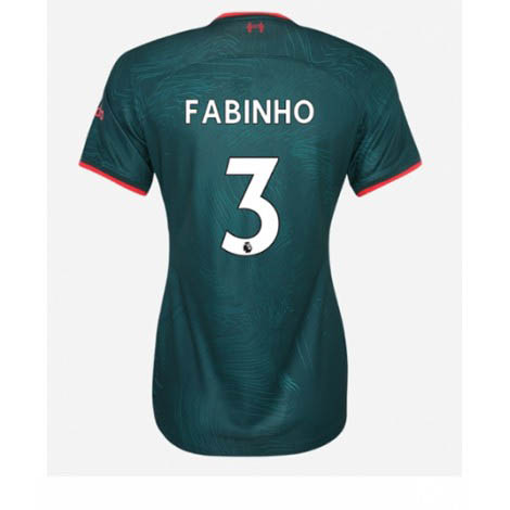 Dames Liverpool Fabinho #3 Derde tenue 2022-23 Korte Mouw