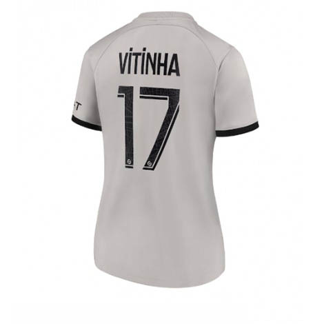 Dames Paris Saint-Germain Vitinha Ferreira #17 Uit tenue 2022-23 Korte Mouw