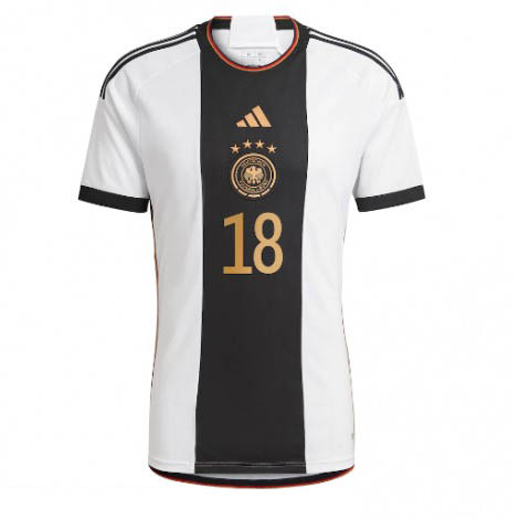 Duitsland Jonas Hofmann #18 Thuis tenue Mensen WK 2022 Korte Mouw-1