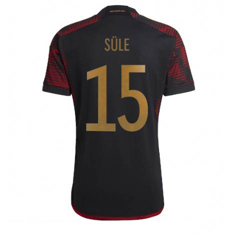 Duitsland Niklas Sule #15 Uit tenue Mensen WK 2022 Korte Mouw