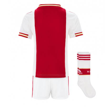 Kids Ajax Thuis tenue 2022-23 Korte Mouw (+ Korte broeken)-1