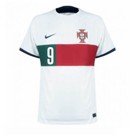 Portugal Andre Silva #9 Uit tenue Mensen WK 2022 Korte Mouw-1