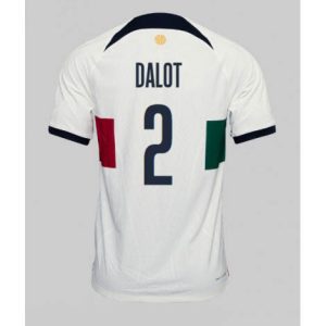 Portugal Diogo Dalot #2 Uit tenue Mensen WK 2022 Korte Mouw