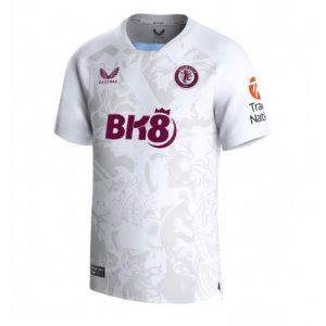 Aston Villa Uit tenue Mensen 2023-24 Korte Mouw