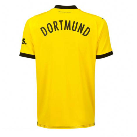 Borussia Dortmund Thuis tenue Mensen 2023-24 Korte Mouw-1
